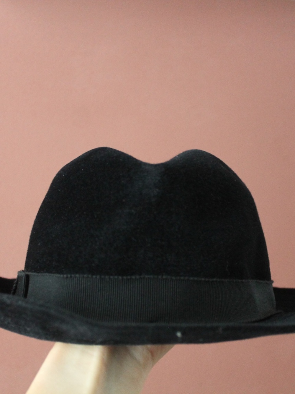 Helen Kaminski Women Black 100% Felt Fedora Hat Australia